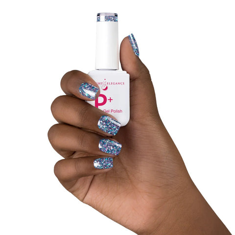 P+ Glitter Bratty Blue - DK BEAUTY