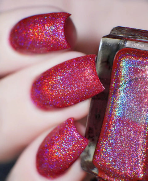 CJS Holographic Colour Sparkling Sangria - DK BEAUTY