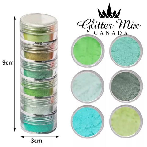 Glitter Mix Nail Art Pigments 3 - DK BEAUTY