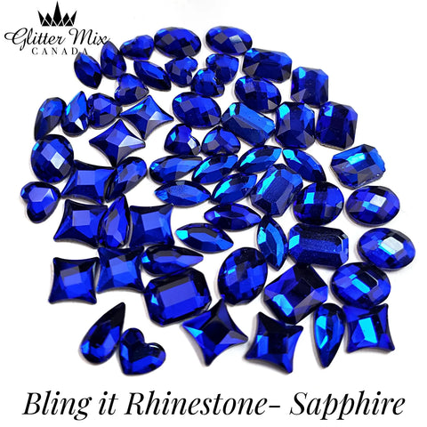 Glitter Mix Bling It On Sapphire - DK BEAUTY
