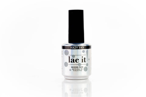 en Vogue Lac It! Hazy sky warm light grey crème UV/LED gel nail polish for professional nails and extensions bottle