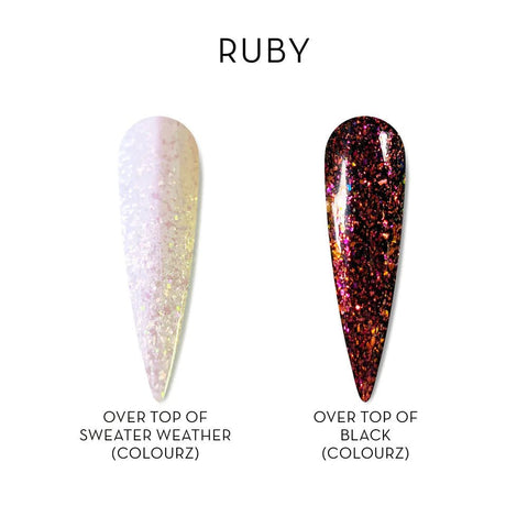 Fuzion FX Winter Flakes Ruby - DK BEAUTY