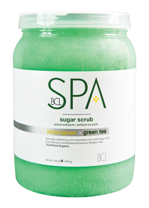 BCL SPA Lemongrass + Green Tea Sugar Scrub - DK BEAUTY