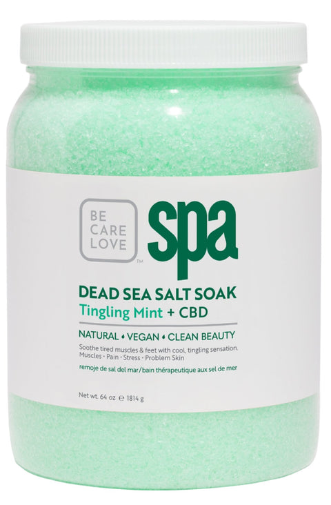 BCL SPA Tingling Mint & CBD Dead Sea Salt Soak - DK BEAUTY