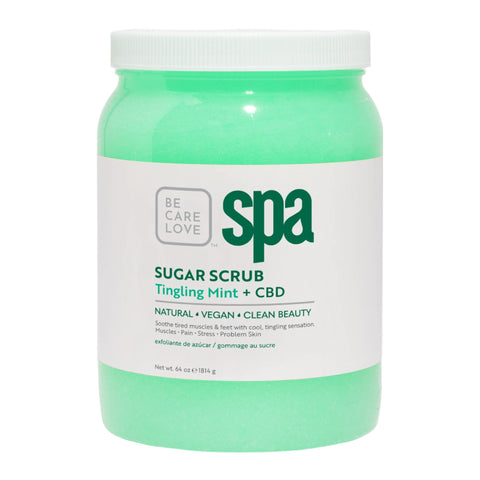 BCL SPA Tingling Mint & CBD Sugar Scrub - DK BEAUTY