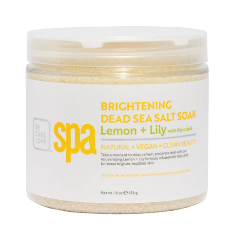 BCL SPA Lemon & Lily Dead Sea Salt - DK BEAUTY