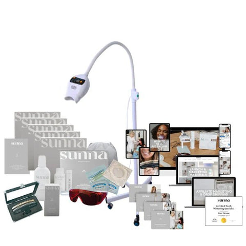 SunnaSmile PRO Whitening Kit w/Online Training - DK BEAUTY