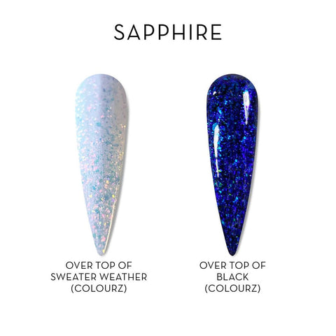 Fuzion FX Winter Flakes Sapphire - DK BEAUTY
