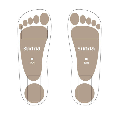 SunnaTan Foot Stickies - DK BEAUTY