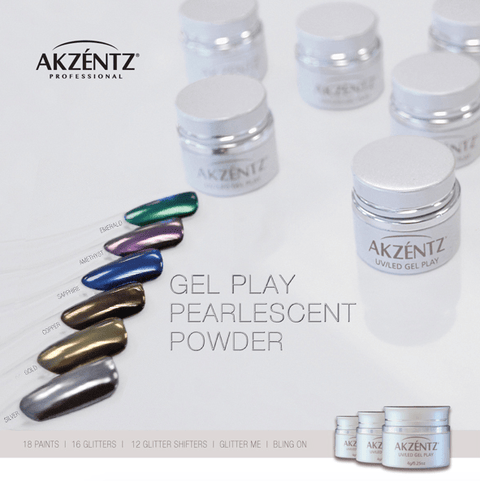 Gel Play Pearlescent Powder Gold 1g - DK BEAUTY