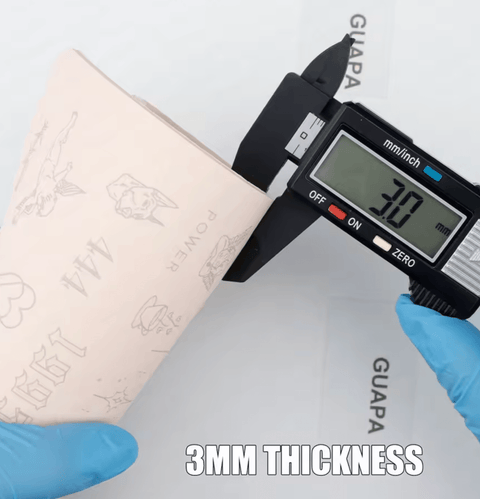 Tiny Tattoo Pre - Printed Practice Skin 3mm 11:11 - DK BEAUTY