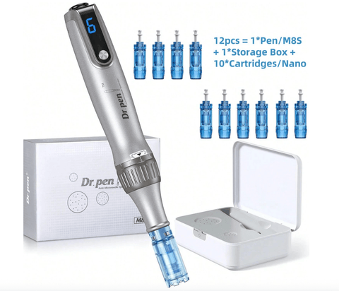 Dr. Pen M8S Micro - needling Device Kit (12 Piece) - DK BEAUTY
