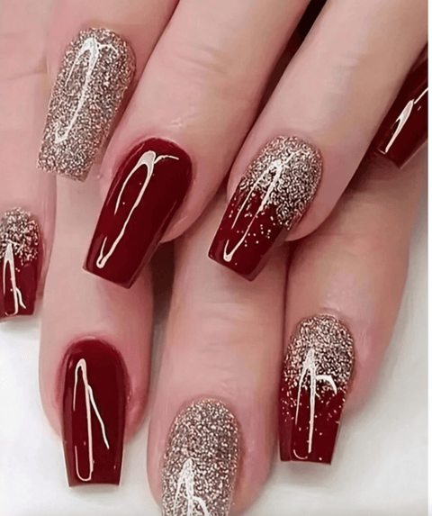 Designed Full Cover Nail Tips - DK BEAUTY