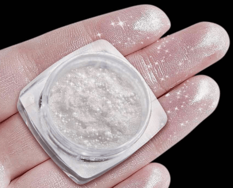 Pearl White Chrome Powder - DK BEAUTY