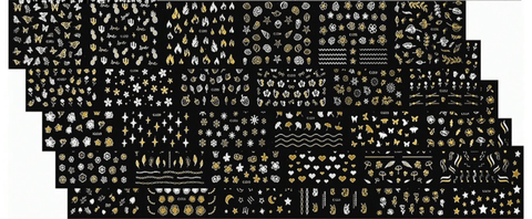 3D Decals (30 pieces) - DK BEAUTY