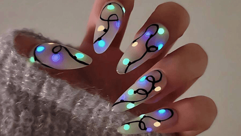 Glowing Nail Decals - DK BEAUTY