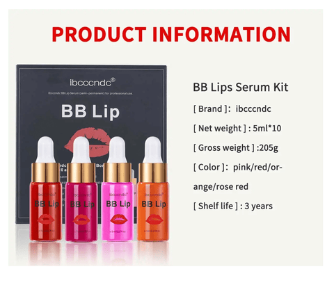 Korean BB Lip Gloss Tinted Lip Pigment Set - DK BEAUTY