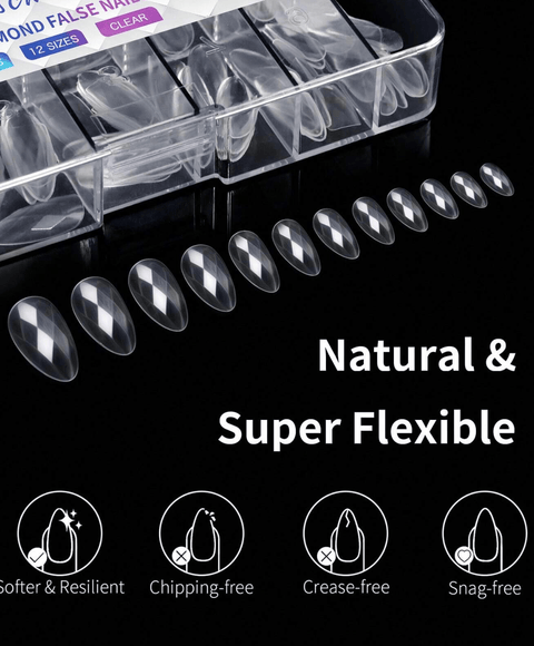 Diamond Soft Gel Tips (120) - DK BEAUTY