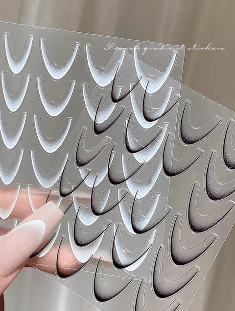 French Gradient Nail Decal - DK BEAUTY