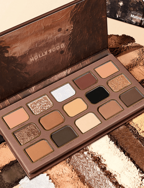 15 Pan Eyeshadow Palette Matte + Glitter - DK BEAUTY