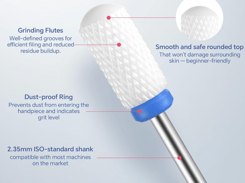 Ceramic Safety Bit - DK BEAUTY