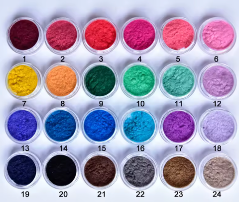 Velvet Flocking Powder 24 Piece Set - DK BEAUTY