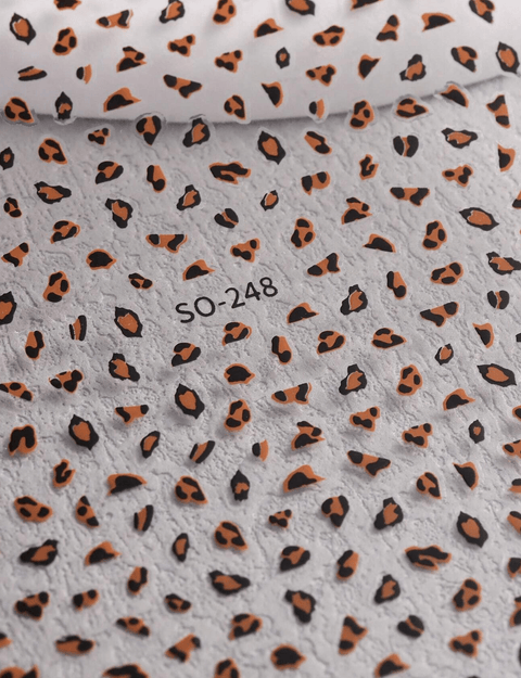 Tiny 2D Leopard Decals - 2 piece - DK BEAUTY