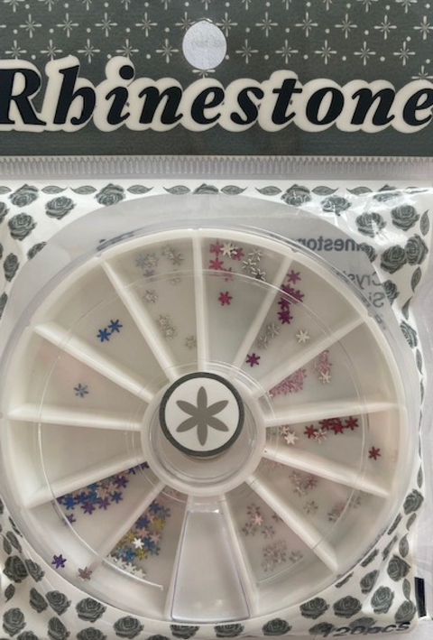 Rhinestone Tiny Flower Wheel 60P - DK BEAUTY