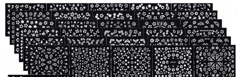3D Decals (30 pieces) - DK BEAUTY