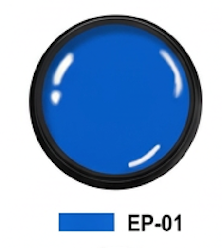 EP-01 Blue 3D Gel Paint colour