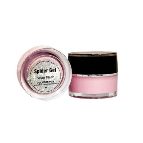 KoKo & Claire Spider Gel - Reflective Flash Silver 8g - DK BEAUTY