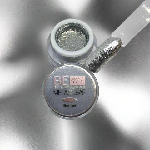 BE•MI Metal Leaf Silver - DK BEAUTY