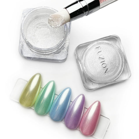Fuzion Simply White Chrome Powder - DK BEAUTY