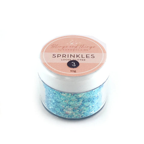 KoKo & Claire Sprinkles 03 – Mermaid Blue Loose Glitter