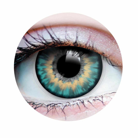 PRIMAL® Sunrise Turquoise Contacts - DK BEAUTY