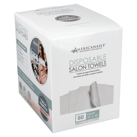 AN Disposable Salon Table Towels White (60) - DK BEAUTY