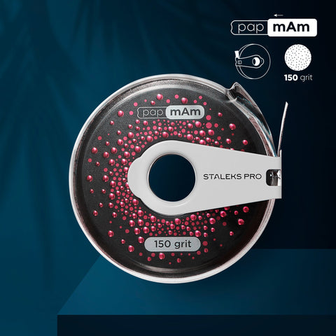 Disposable abrasive tape papmAm EXCLUSIVE in a plastic case