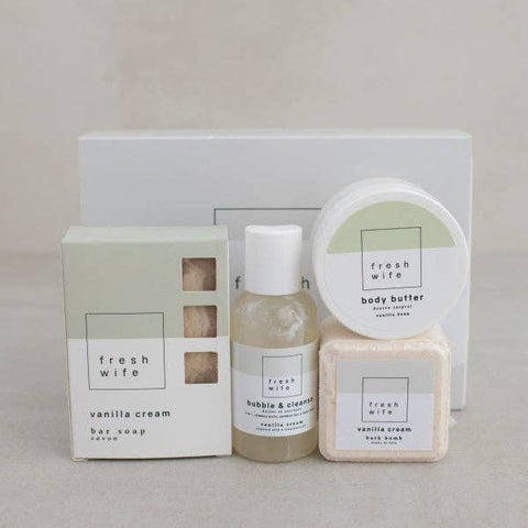 Vanilla Cozy & Sweet Bath and Body Gift Set
