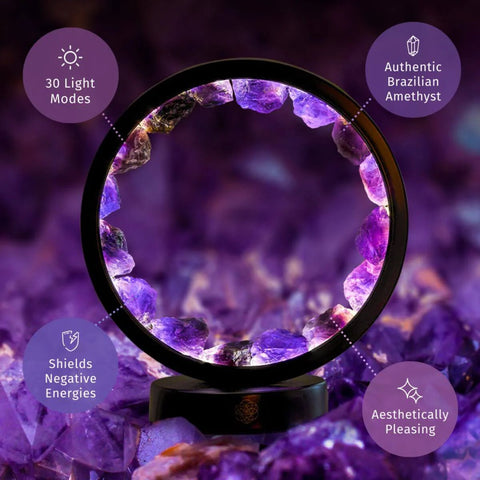 Conscious Items Spiritual Protection Amethyst Lamp - DK BEAUTY