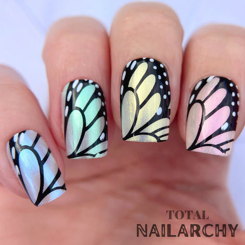 CJS Wing It Butterfly Stamping Plate - DK BEAUTY