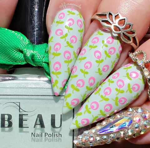 CJS Fuzzy Easter Stamping Plate - DK BEAUTY