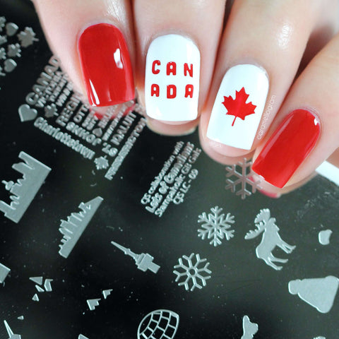 Clear Jelly Stamper - Oh Canada