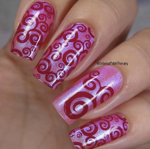 Clear Jelly Stamper - Put a Lil Swirl on It - Part 1 - DK BEAUTY