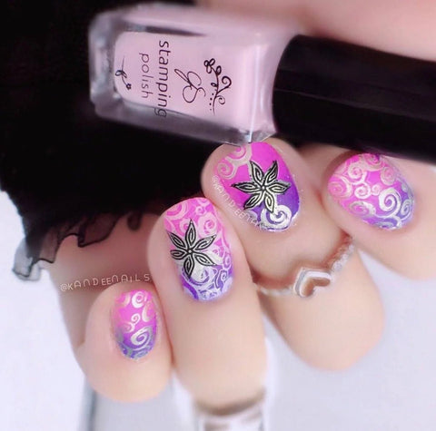 Clear Jelly Stamper - Put a Lil Swirl on It - Part 1 - DK BEAUTY