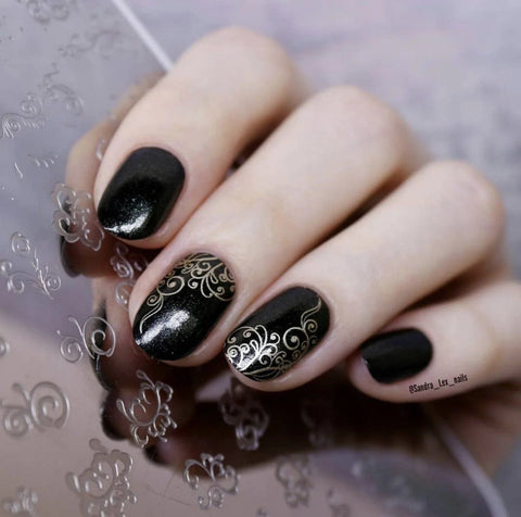 Clear Jelly Stamper - Put a Lil Swirl on It - Part 1 - DK BEAUTY