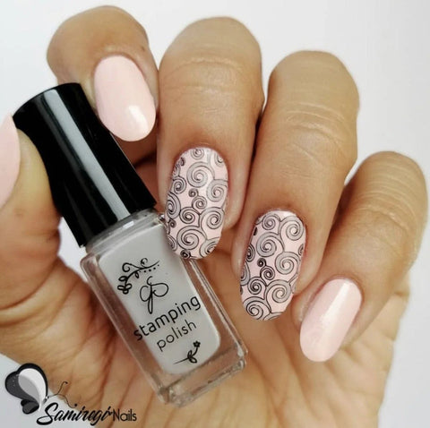 Clear Jelly Stamper - Put a Lil Swirl on It - Part 1 - DK BEAUTY