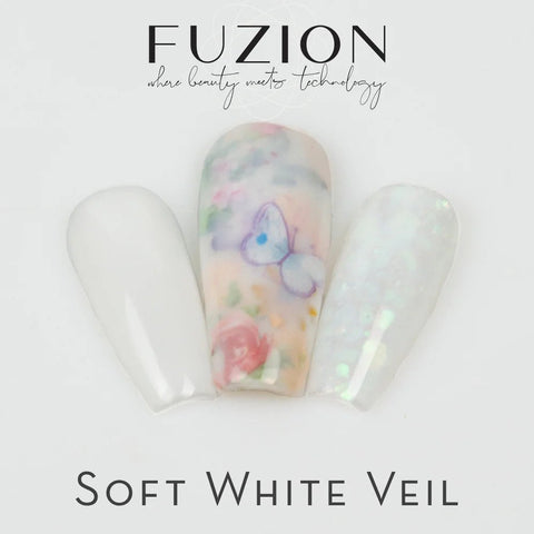 Fuzion FX Soft White Veil Top Coat - DK BEAUTY