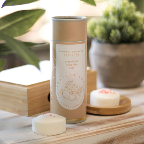 Natura Soylights Palo Santo Cedar Shower Steamers, 5 Pack