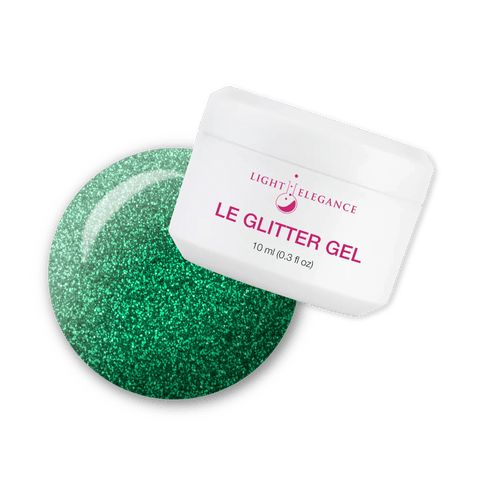 LE Emerald Green Glitter Gel - DK BEAUTY