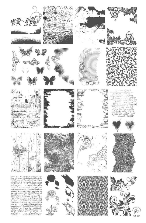 Clear Jelly Stamper - Grunge Series Chic - DK BEAUTY